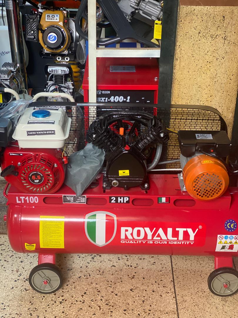 Royalty 100 Litres Air Compressor Double Function