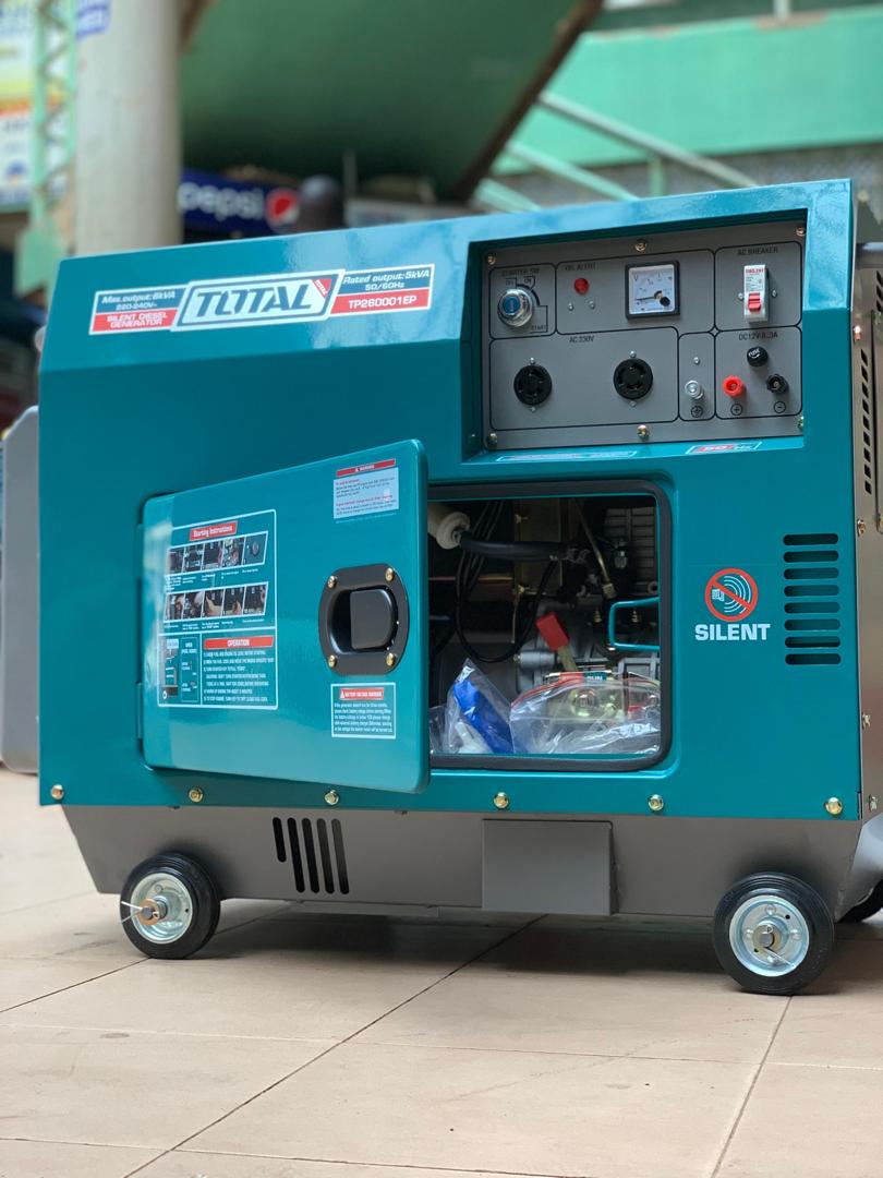 Total Silent Diesel Generator 5Kva