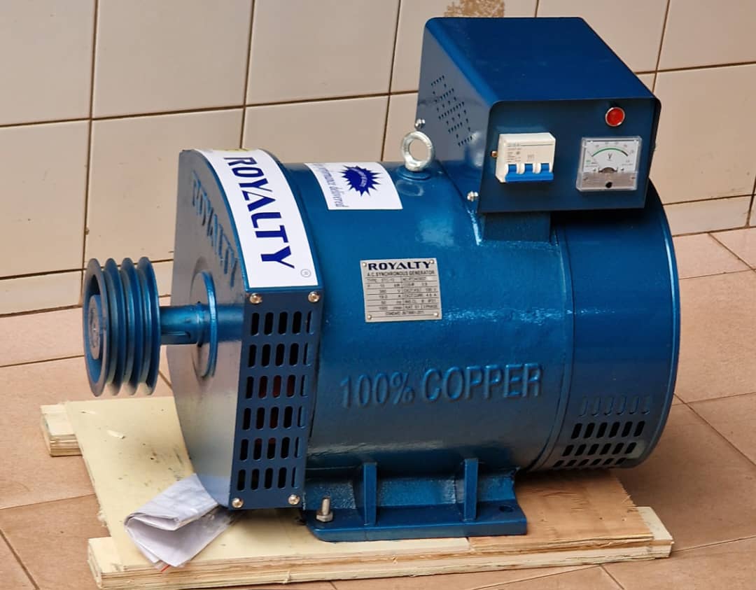 Royalty 10Kva 1500rpm AC Asynchronous Alternator