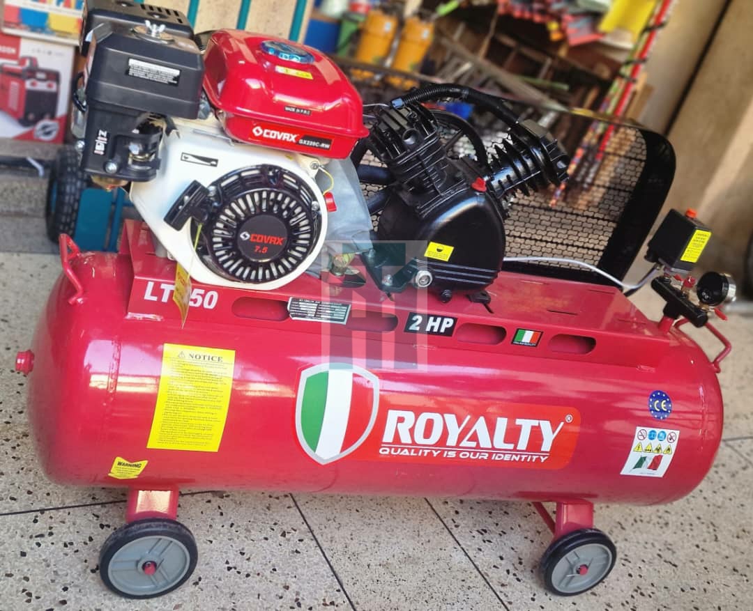 Royalty Customizable 150L Petrol Air Compressor