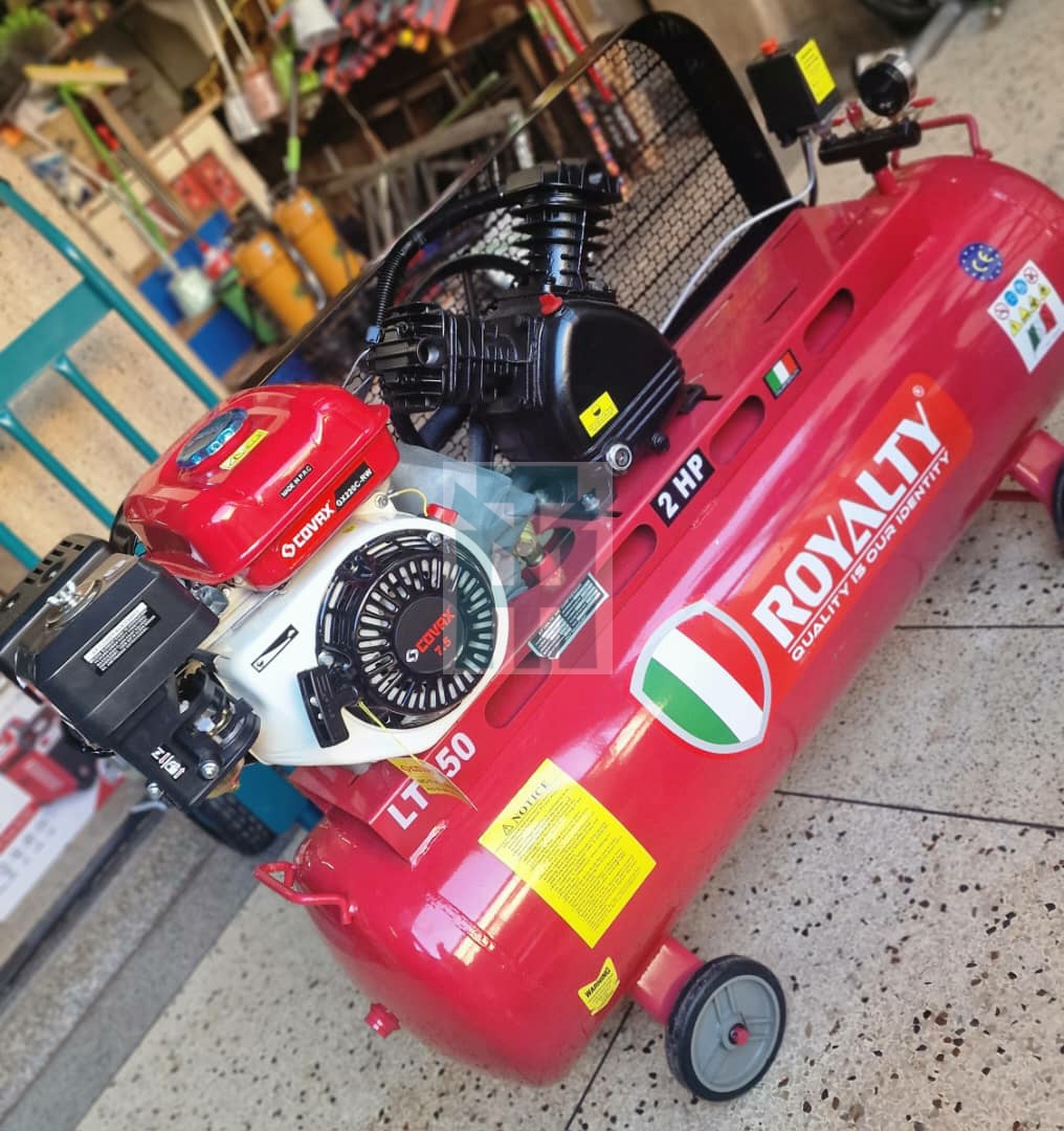 Royalty Customizable 150L Petrol Air Compressor 7.5HP LT150