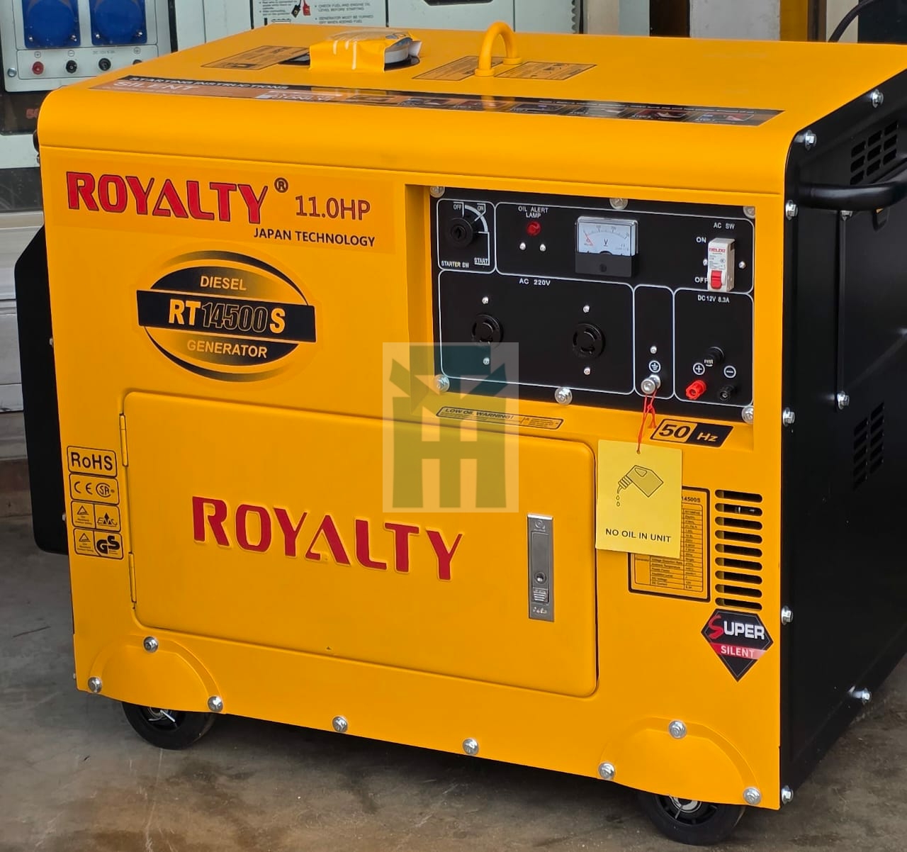 Silent Diesel Generator 7000W Japan Tech 11HP