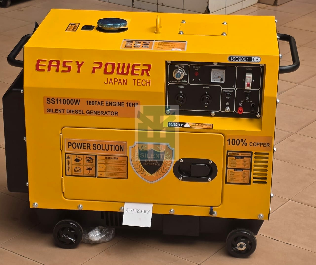 Silent Diesel Generator 6000W Japan Tech 10HP