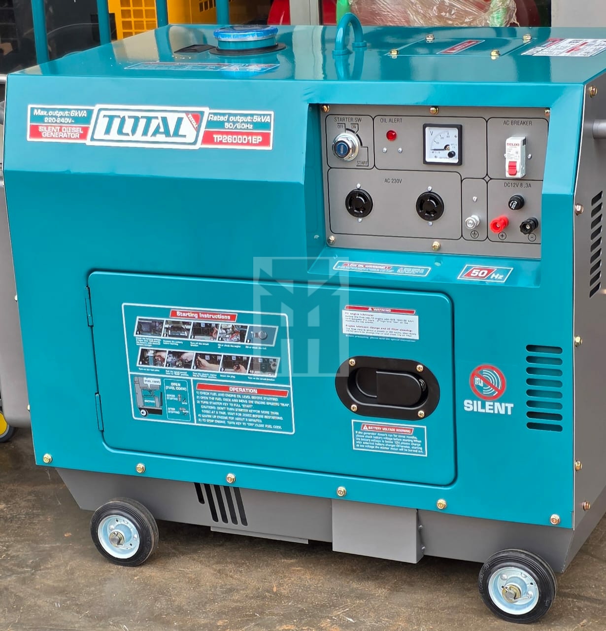 Total Silent Box Body Generator 5000W