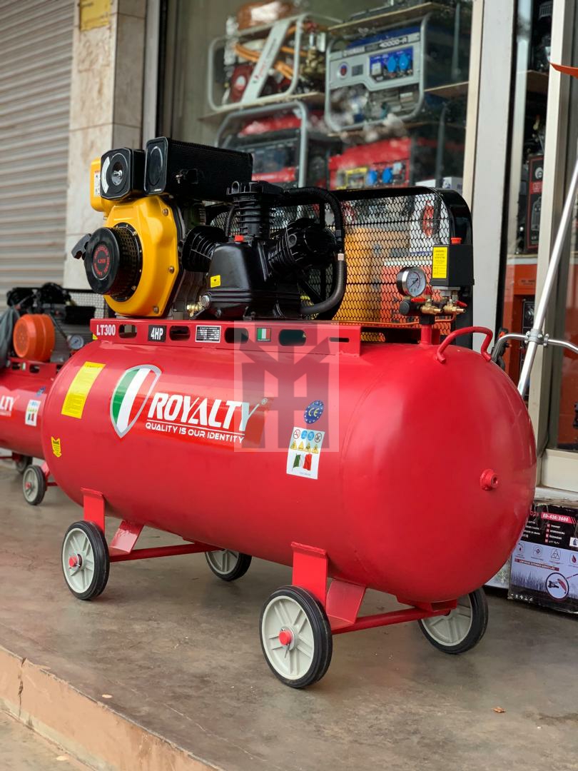 Royalty 4HP 300L Diesel Air Compressor