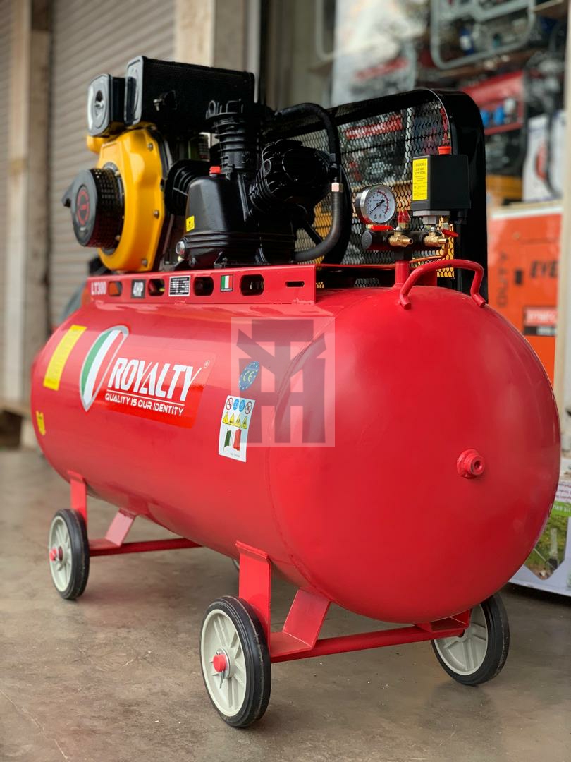 Heavy Duty Diesel Air Compressor 300 Litres
