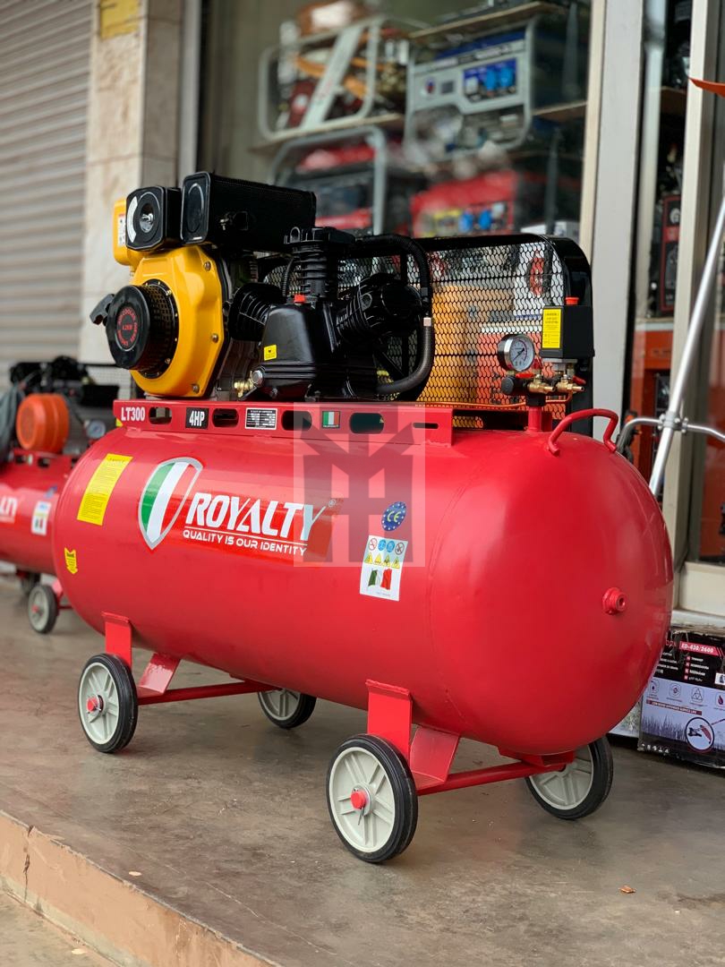 Diesel Air Compressor 300 Litres 4HP