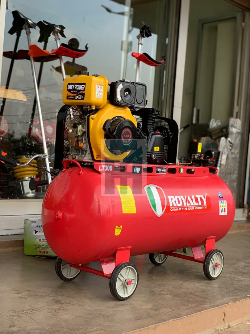 Air Compressor 300L Diesel Powered Heavy Duty