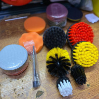 Electric Drill Cleaning Brush Set