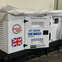 Royalty Water Cooled Diesel Silent Backup Generator 50KW RT-50KVA