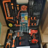 Lithium Electric Drill with Toolbox Set