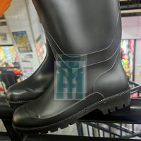 Black Safety Gumboots Size 43