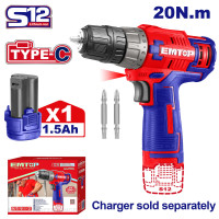 Emtop 12V Lithium Cordless Drill