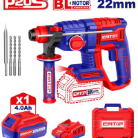 Emtop 20V 22mm Cordless Rotary Drill