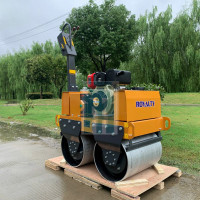 Heavy Duty Diesel Road Roller Double Drums