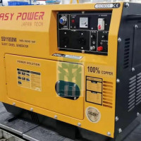 Silent Diesel Generator 11000W 16HP 186FA Engine Easy Power