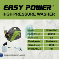 Europe Standard Electric Pressure Washer 2000W 2800rpm